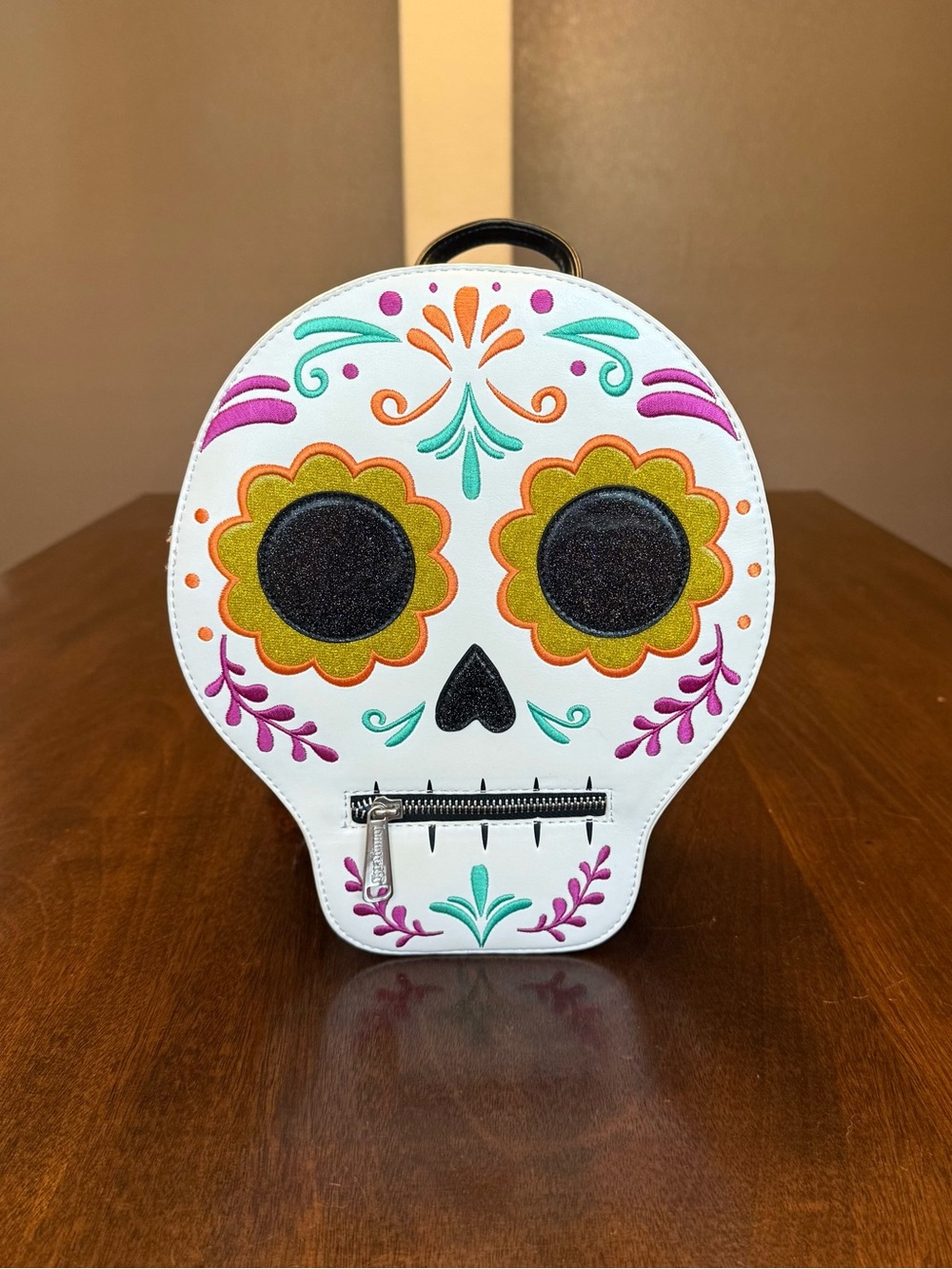 Disney Parks Loungefly Coco Dia De Los Muertos Sugar Skull Mini Backpack